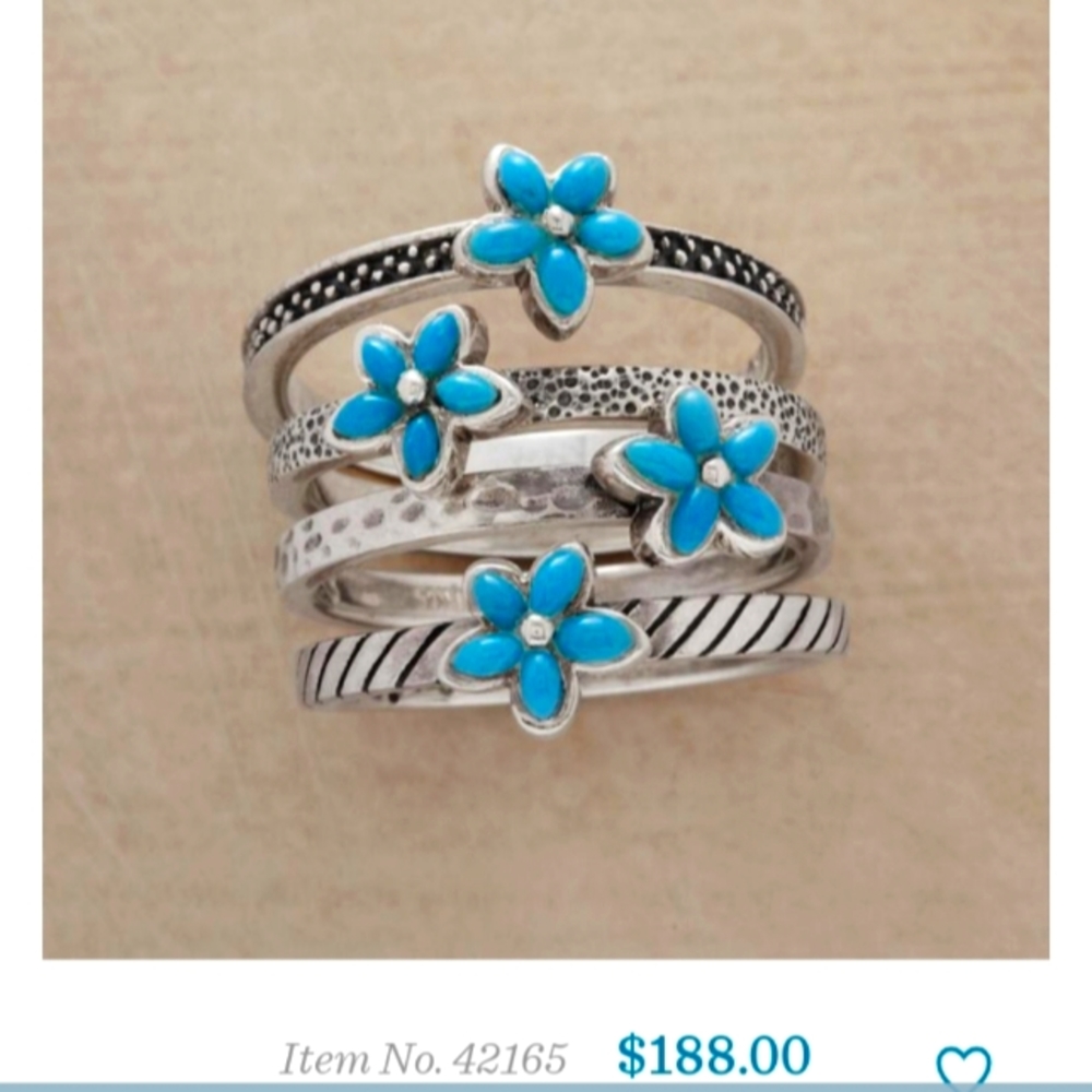 Sundance turquoise rings